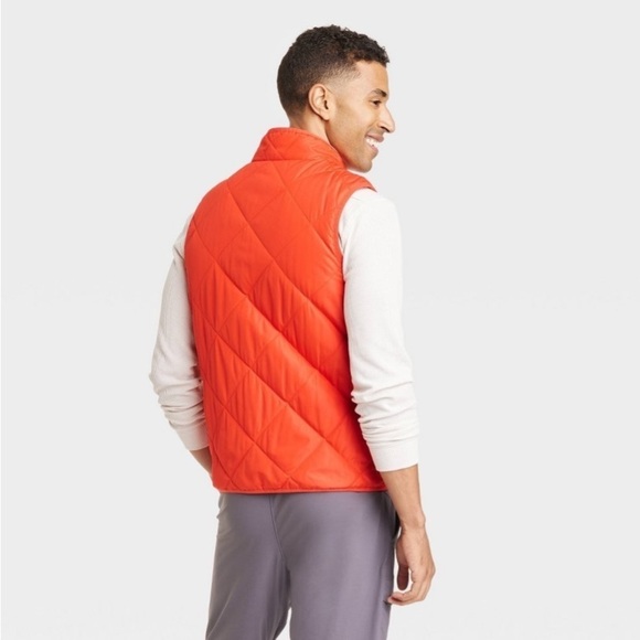 Men's Quilted Puffer Vest - All In Motion™
Red Orange XL - Picture 2 of 5